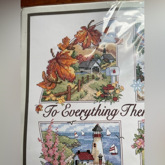 New Dimensions To Everything There is a Season Cross Stitch Kit - Picture 2 of 9